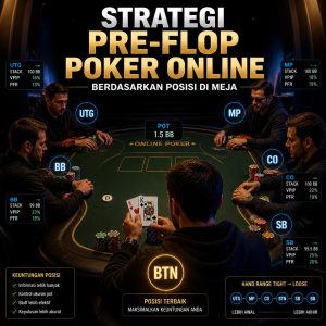 Strategi Pre-Flop Poker Online Berdasarkan Posisi di Meja